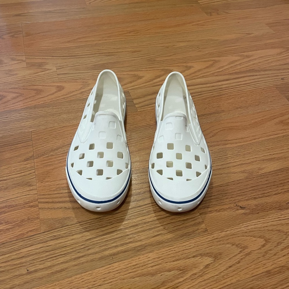 Vans White Slip-On Rubber Shoes - Picture 2 of 8